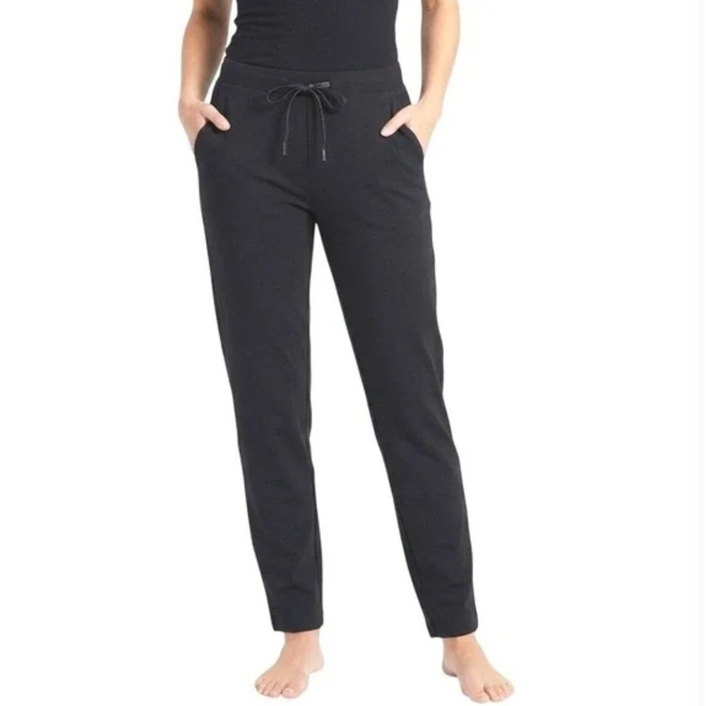 Betabrand Chelsea Joggers Pant Women XS Black Skinny‎ Leg Stretch Casual Fit NEW